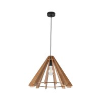 Hängeleuchte Holz E27 Ø 50 cm H: max. 160 cm...