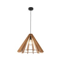 Hängeleuchte Holz E27 Ø 50 cm H: max. 160 cm...