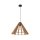 Hängeleuchte Holz E27 Ø 50 cm H: max. 160 cm verstellbar