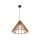 Hängeleuchte Holz E27 Ø 50 cm H: max. 160 cm verstellbar
