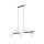 Pendelleuchte Metall Holz Glas L: 117 cm H: max. 125 cm 9x G9