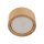Deckenlampe rund Ø 9,5 cm H: 4,5 cm Aufputz GX53 Holz