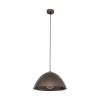 Suspension M&eacute;tal Marron &Oslash; 34 cm rond H :...