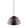 Pendelleuchte Metall Braun Ø 34 cm rund H: max. 165 cm E27