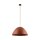 Lampe à suspendre métal Ø 50 cm réglable H : max. 170 cm rouge E27