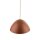 Lampe à suspendre métal Ø 50 cm réglable H : max. 170 cm rouge E27