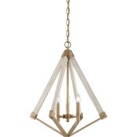 Pendelleuchte MADEA Messing &Oslash;49cm k&uuml;rzbar Moderne