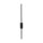Applique LED noire hauteur 79 cm indirecte 3000 K métal
