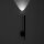 LED Wandleuchte Schalter drehbar 46,5 cm Metall 4000 K Schwarz