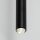 LED Wandleuchte Schalter drehbar 46,5 cm Metall 4000 K Schwarz