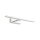 LED Wandlampe Metall 4000 K 41,5 cm lang Chrom SEAN