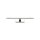 LED Wandlampe Metall 4000 K 41,5 cm lang Chrom SEAN