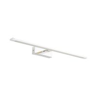 Lampe à tableau LED chrome 62 cm de long blanc...