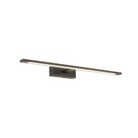 Applique murale LED métal 62 cm de long noir 4000...