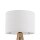 Lampadaire Trépied Bois Tissu 145 cm petit salon E27