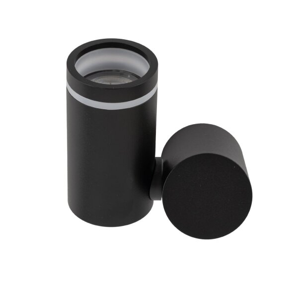 Wandspot Schwarz H: max. 13,5 cm GU10 Metall CARSON