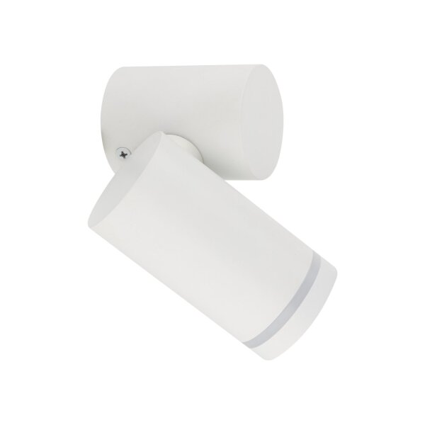 Wandleuchte Weiß Metall verstellbar H: max. 13,5 cm GU10