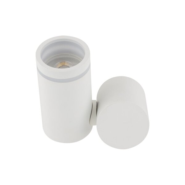 Wandleuchte Weiß Metall verstellbar H: max. 13,5 cm GU10