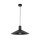 Lampe à suspendre ronde Ø 36 cm Noir Métal E27 Design rétro
