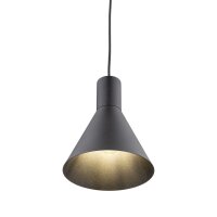 Pendelleuchte Metall E27 Schwarz Ø 18 cm H: max....