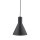 Pendelleuchte Metall E27 Schwarz Ø 18 cm H: max. 155 cm Retro