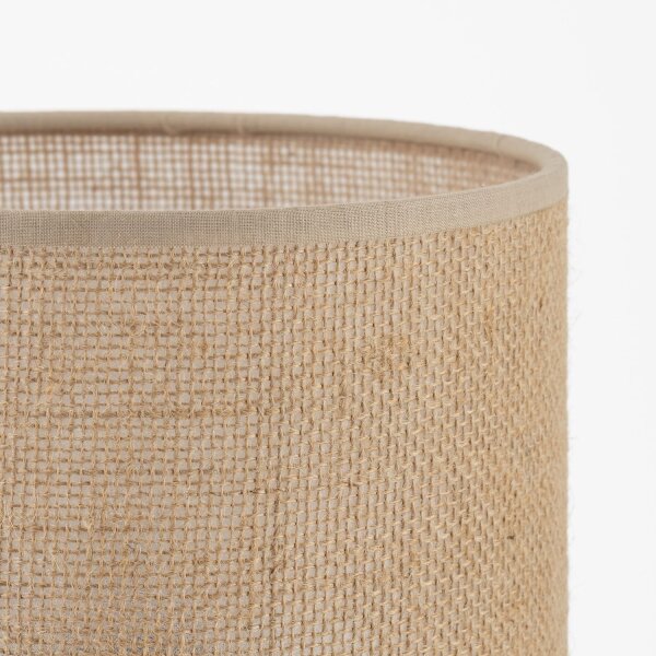 Tischlampe Boho 39 cm hoch Ø 22 cm Metall Jute E27