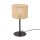 Tischlampe Boho 39 cm hoch Ø 22 cm Metall Jute E27