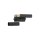 Wandlampe Schwarz Up Down H: 16,5 cm B: 2,5 cm Metall 2x G9