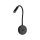 Wandlampe mit Schalter USB-Ladefunktion Flexarm Schwarz G9