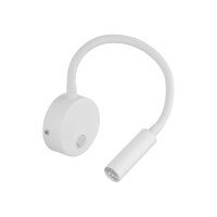 Applique murale avec interrupteur bras flexible blanc G9...