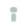 Spot de plafond métal menthe GU10 Ø 13 cm petit chambre denfant