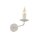 Applique Rustique Métal Beige H : 23 cm petit pour E14
