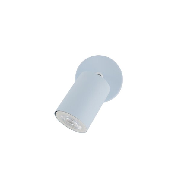Lampe pour chambre denfant Plafond métal bleu clair GU10 Ø 13 cm petit