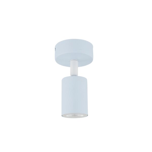 Lampe pour chambre denfant Plafond métal bleu clair GU10 Ø 13 cm petit