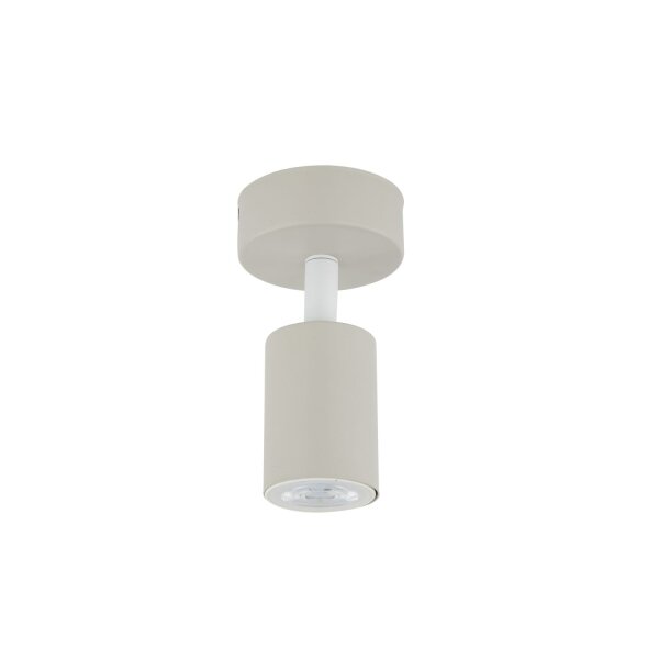 Lampe pour chambre denfant Plafond métal Ø 13 cm petit beige GU10