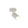 Lampe pour chambre denfant Plafond métal Ø 13 cm petit beige GU10