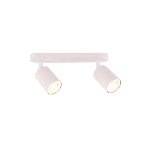 Plafonnier chambre denfant Rose 2x GU10 L : 35 cm petit