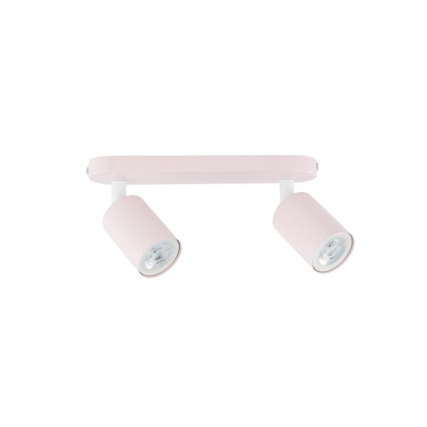 Plafonnier chambre denfant Rose 2x GU10 L : 35 cm petit