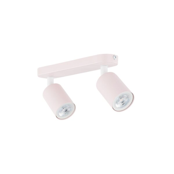 Plafonnier chambre denfant Rose 2x GU10 L : 35 cm petit