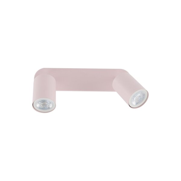 Plafonnier chambre denfant Rose 2x GU10 L : 35 cm petit
