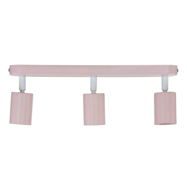 Deckenstrahler Metall Rosa GU10 52 cm lang Kinderzimmer