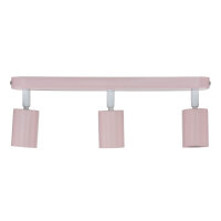 Spot de plafond métal rose GU10 52 cm long chambre...