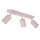 Deckenstrahler Metall Rosa GU10 52 cm lang Kinderzimmer