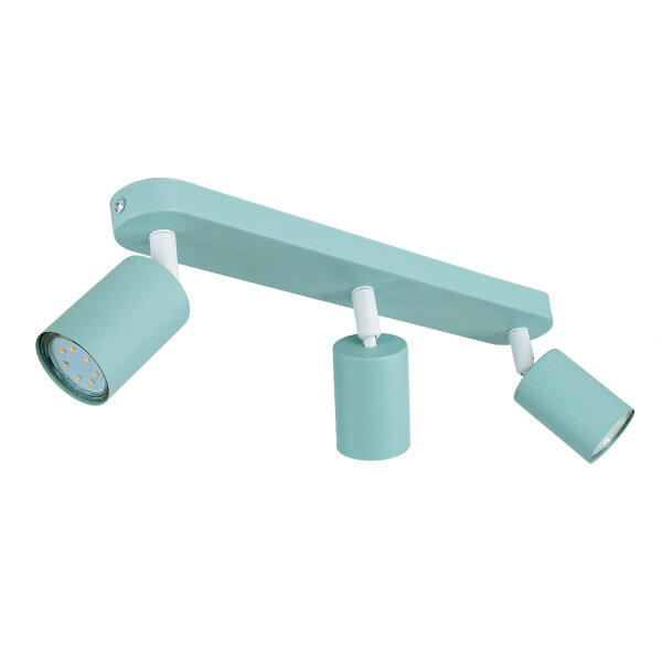 Lampe pour chambre denfant Plafond Mint L : 52 cm Métal 3-flamme GU10