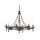 Pendelleuchte CAMELOT 9 Eisen Schwarz &Oslash;74cm Lampe