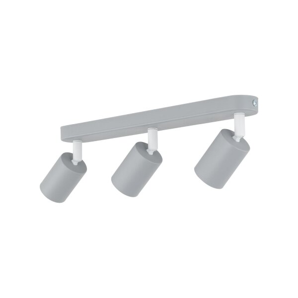Lampe pour chambre denfant Gris L : 52 cm orientable Métal 3x GU10