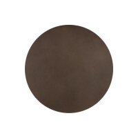 Wandlampe rund Metall &Oslash; 20 cm 2x G9 indirektes Licht Braun