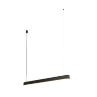 LED Hängelampe Schwarz 112,5 cm lang 4000 K Metall...