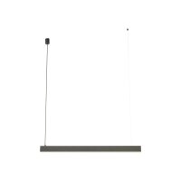 LED Hängelampe Schwarz 112,5 cm lang 4000 K Metall...