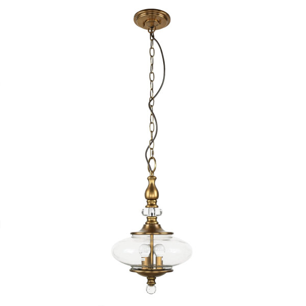 Pendelleuchte LYN Messing Ø30cm kürzbar Lampe